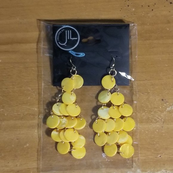 JIL yellow earrings - Picture 2 of 2